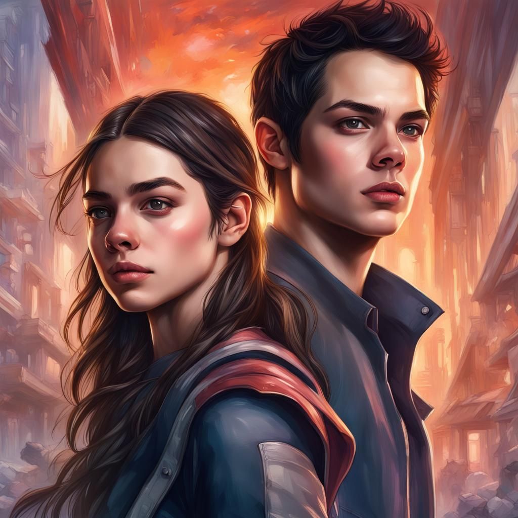 Dylan O'Brien and Hailee Steinfeld in an action movie