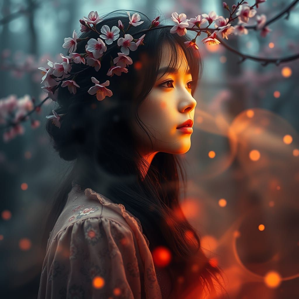 Whimsical Forest Goddess in Ori Style