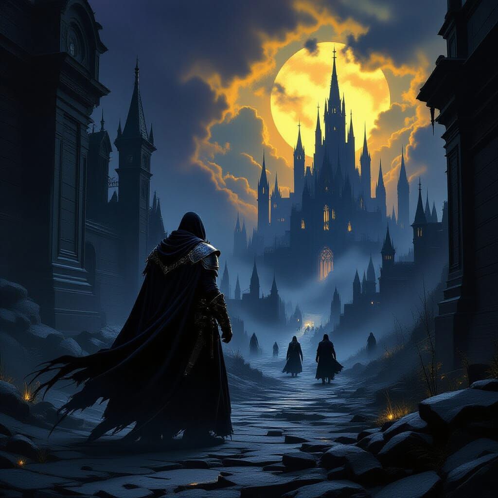 Dark Fantasy Realm Consumed by Evil