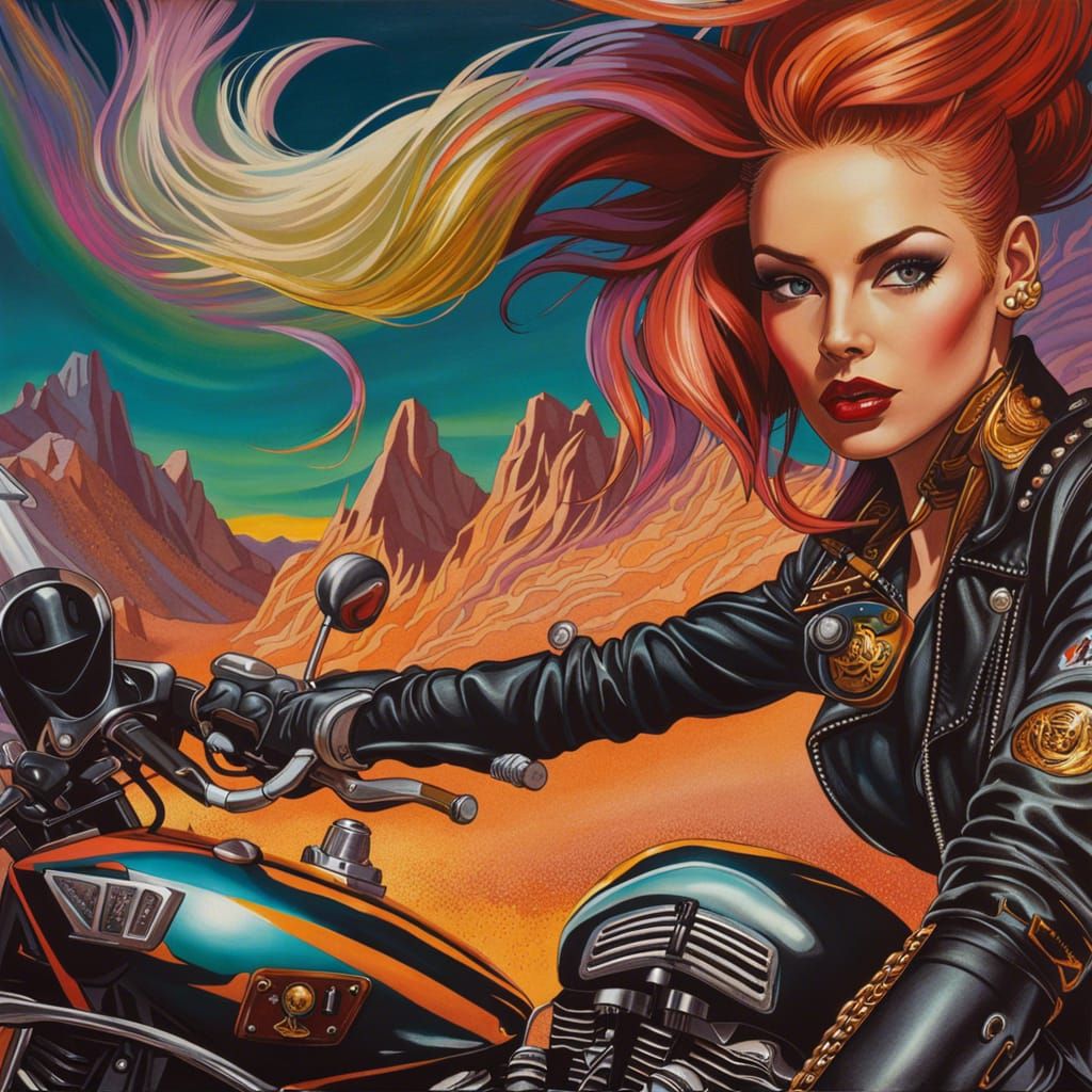 Biker chick