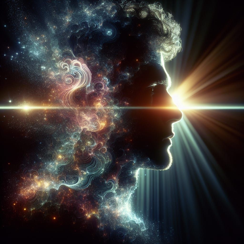 Luminiferous Portrait in Sci-Fantasy Style