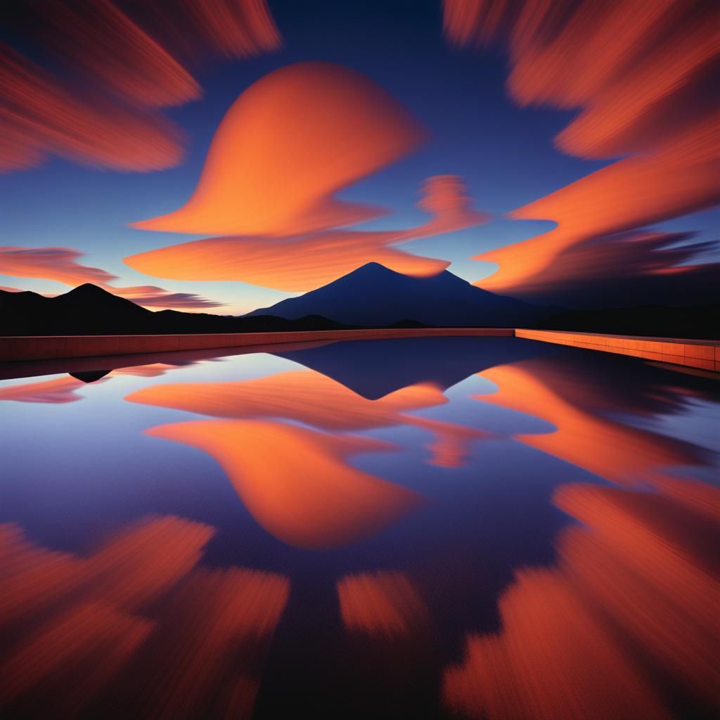 Abstract Light and Space Reflection Study