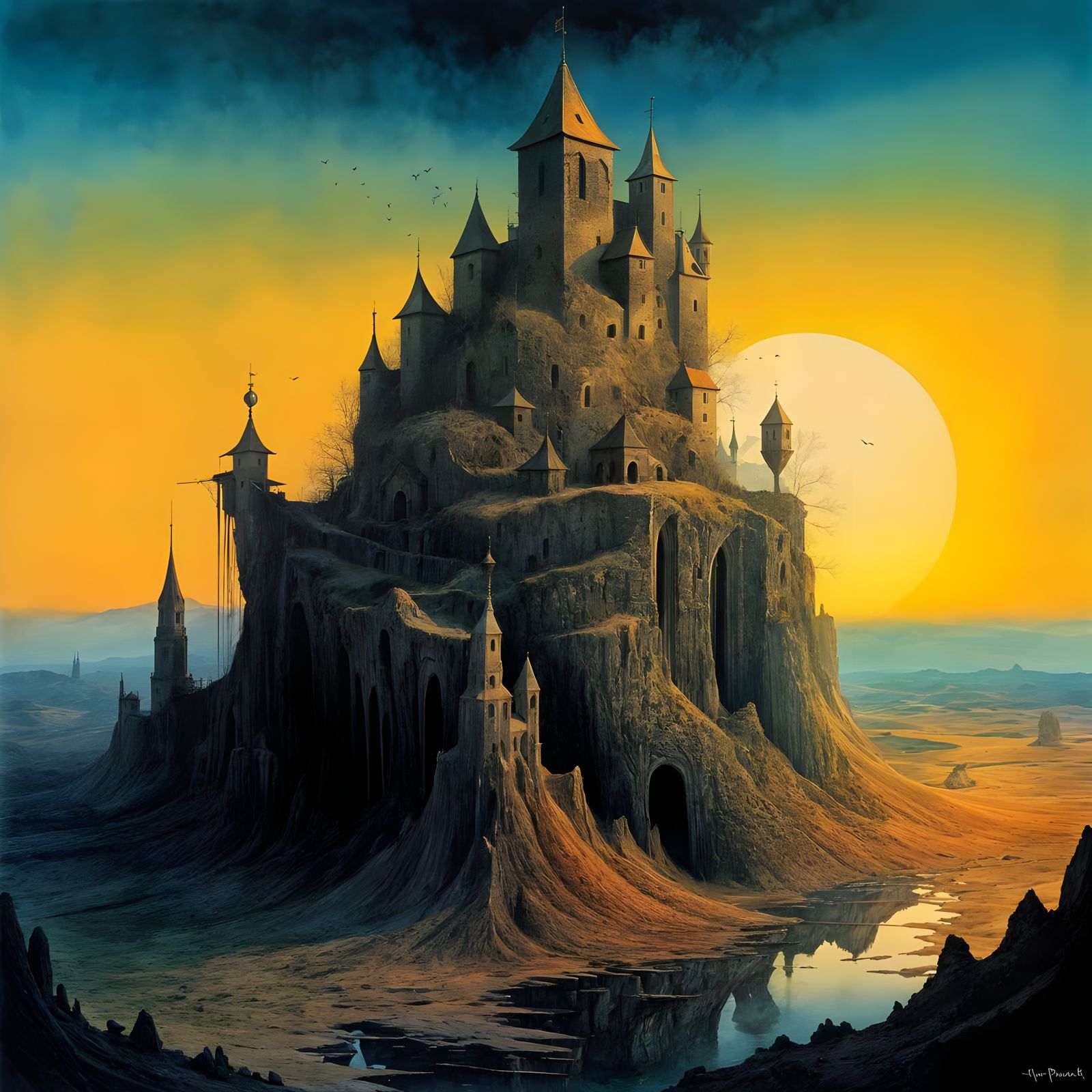 Buffalo Head Portrait