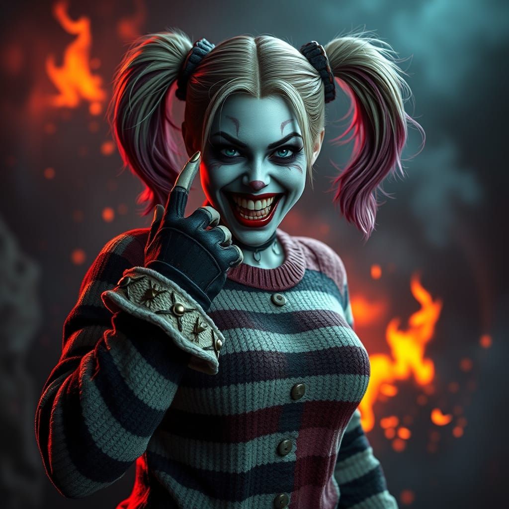 Harley Quinn Unleashes Madness in a Nightmare Realm