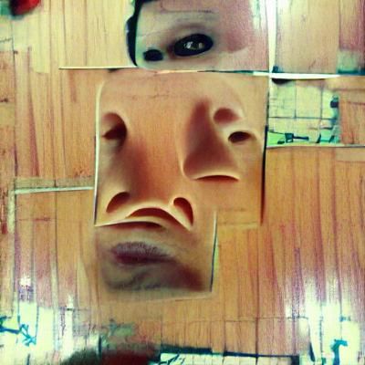 Simple AI-Generated Image of a Face