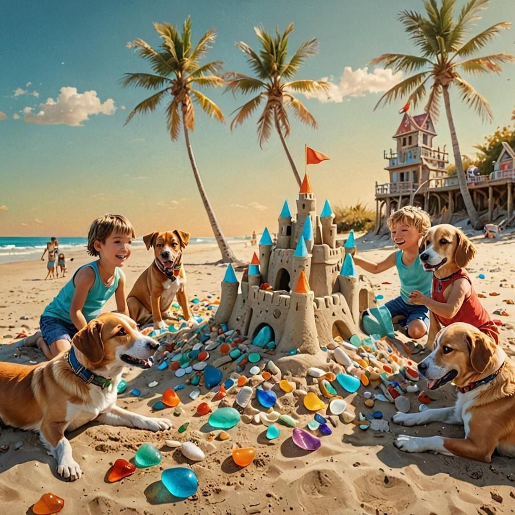 Sandcastle for Kids & Dogs