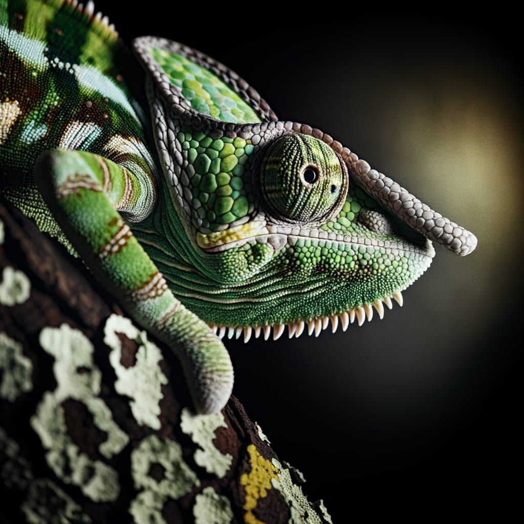 Chameleon Camouflage: A Photorealistic Transformation