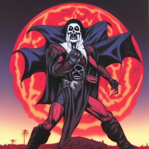 Pro Wrestler vs. Satanic Cult: 1980s Comic Art