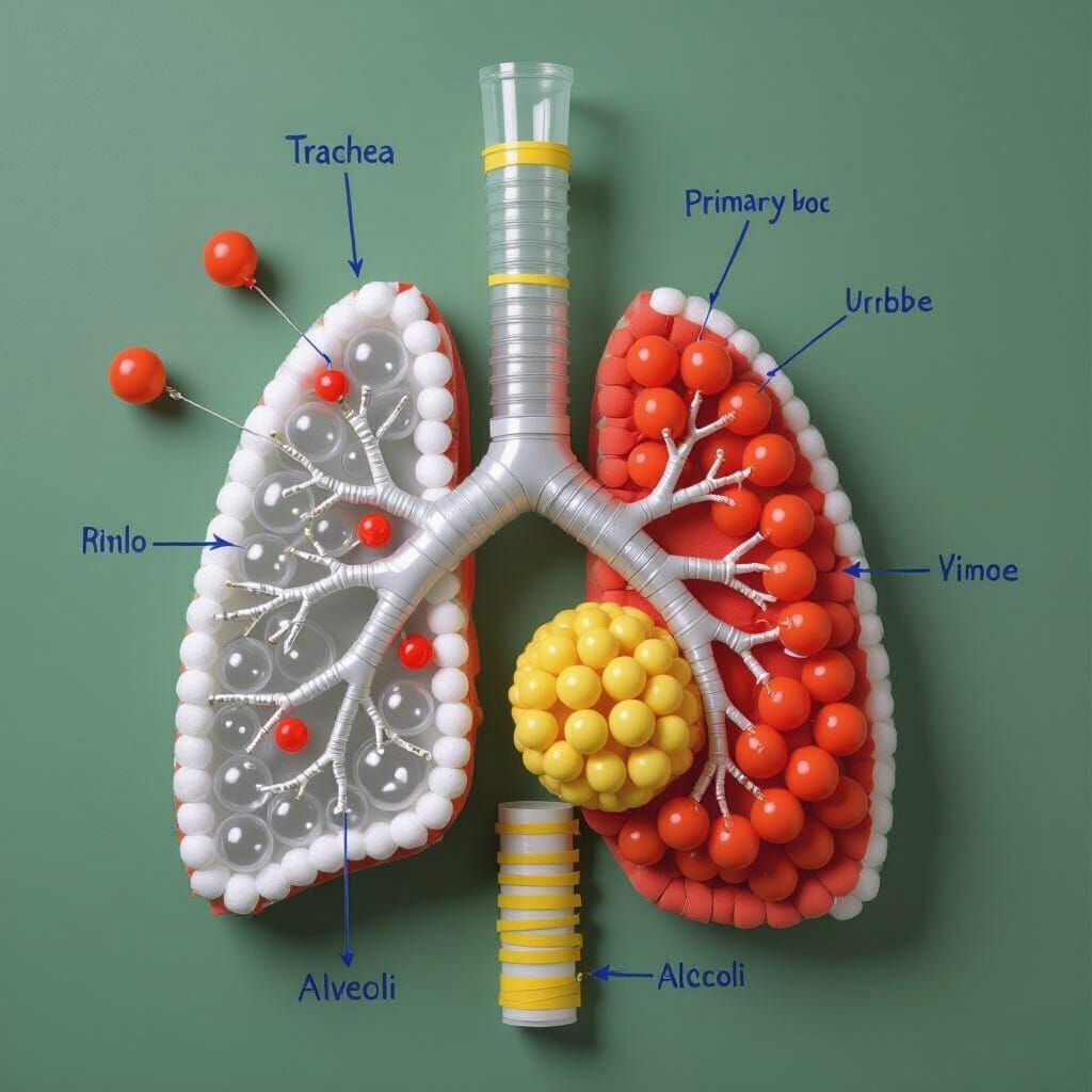 Folk Art Human Airway Model Project