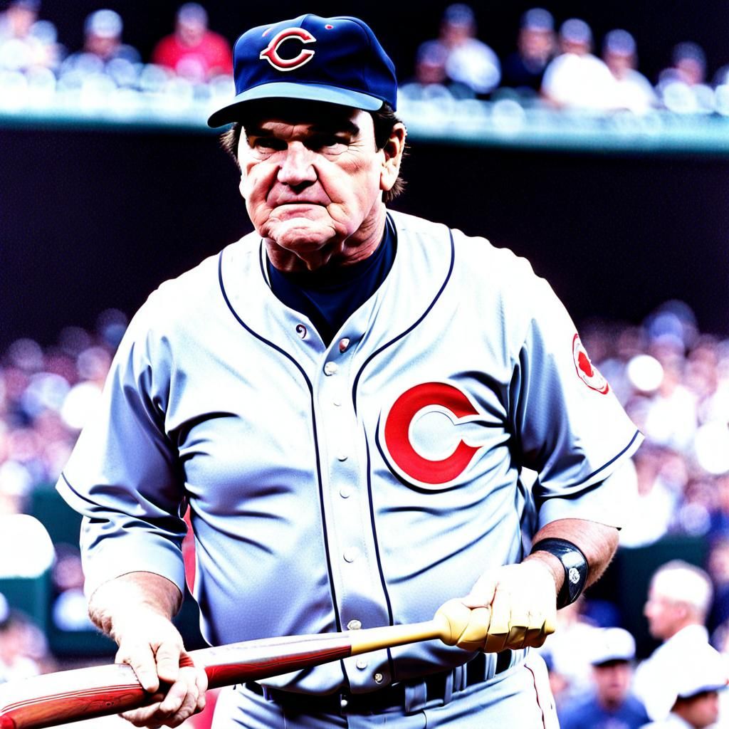 Pete Rose Hall of Fame Induction Illustration