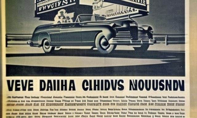 Vintage 1950s Newspaper Advertisement