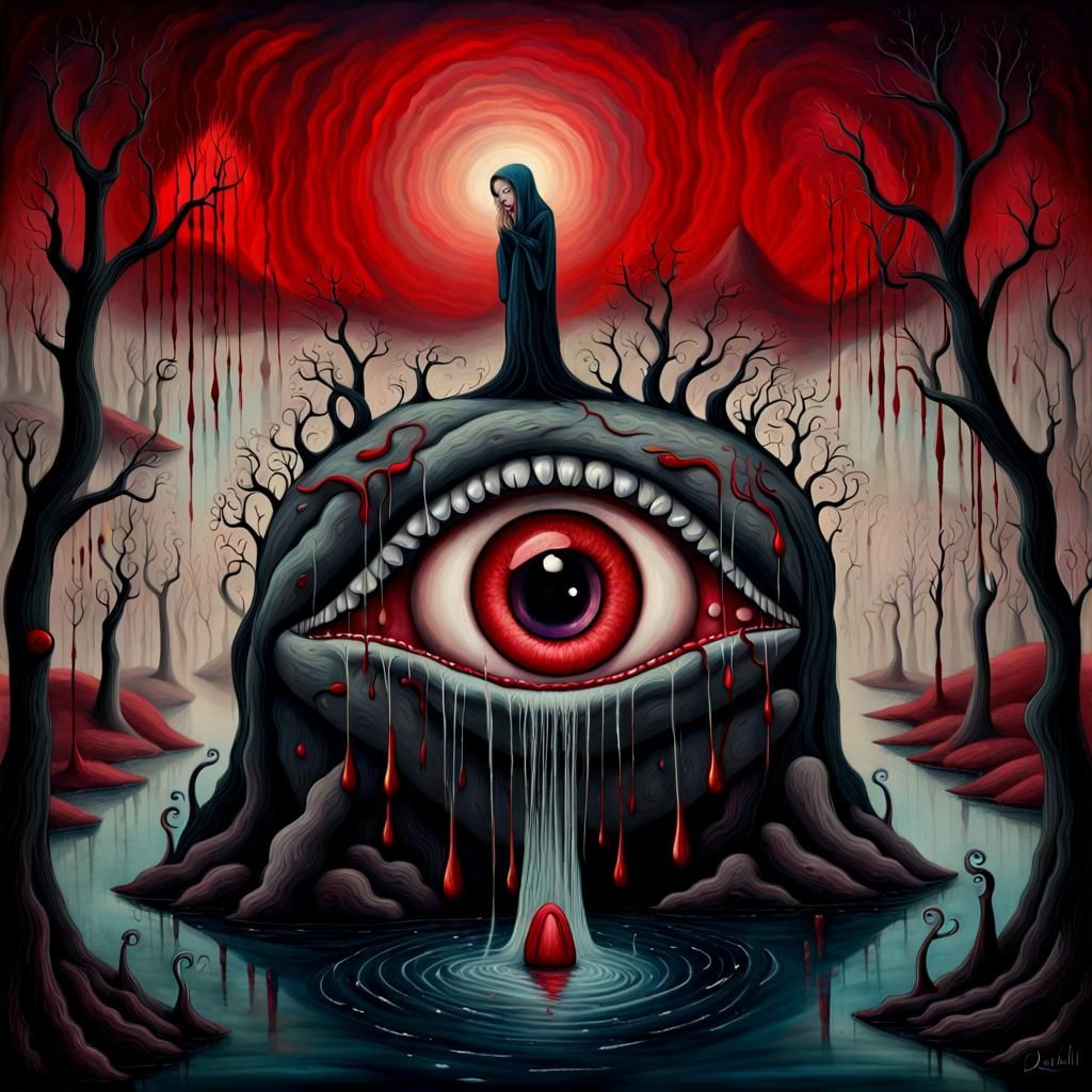 Surreal River of Tears: An Emotional Awakening