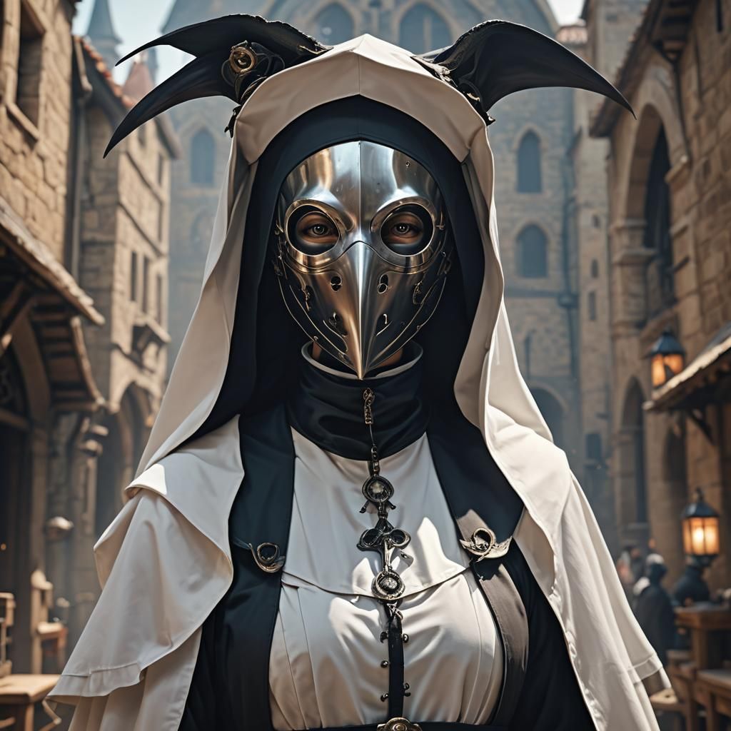 A Plague Doctor Nun