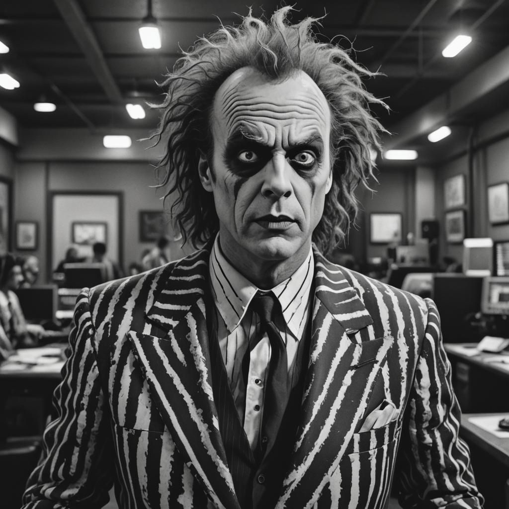 Beetlejuice in Call Center: Fantasy Concept Art