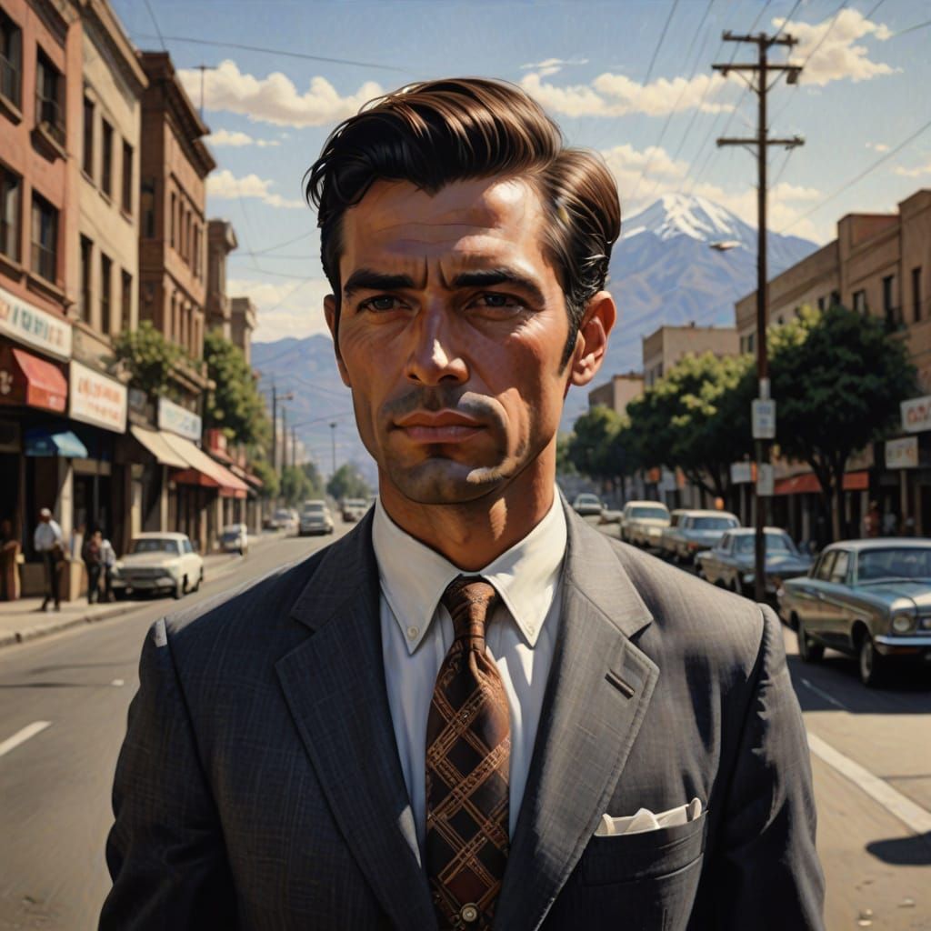 Spanish-Chilean Gentleman in Modish Attire, Santiago de Chil...