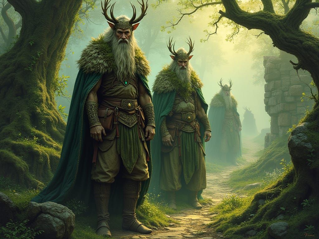 Firbolg Warriors in Celtic Ruins