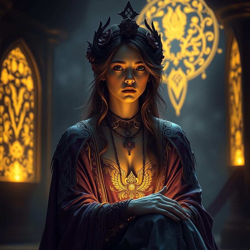 A Woman of the Sanctum Santorum