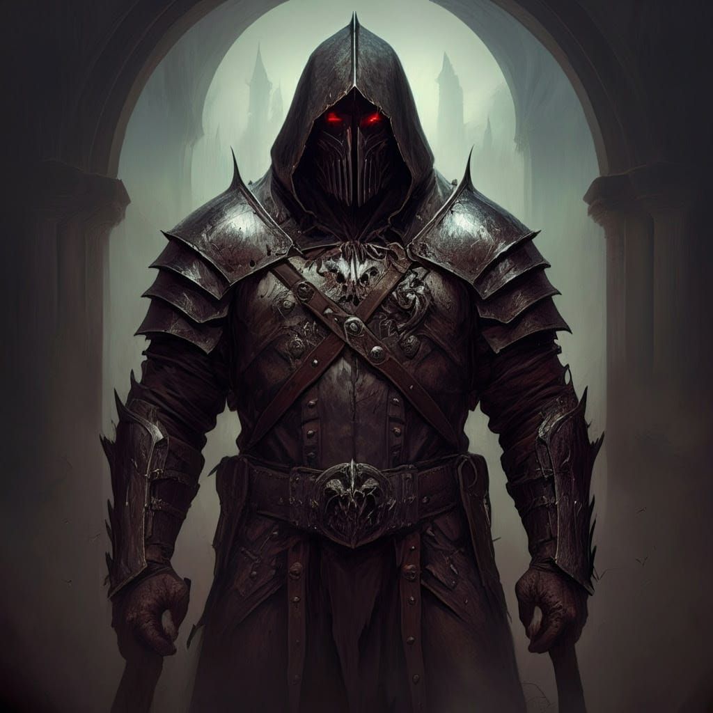 Grimdark Goddess in Dark Fantasy Style