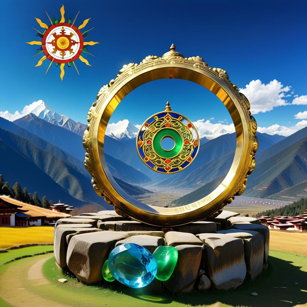 Bhutan: Golden Ring of Prayer Energy