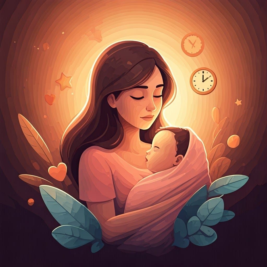 Empowered Motherhood in Vibrant Colors