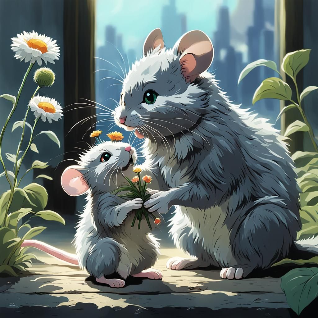 Mouse and Cat: Anime Key Visual