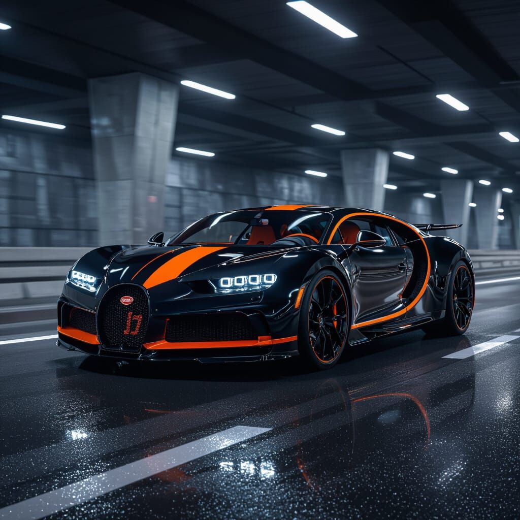 Bugatti Chiron Super Sport: Hyperrealistic Automotive Art