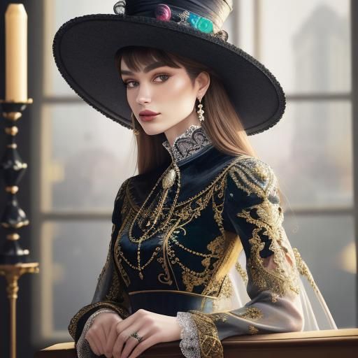 Luxurious Hats Still Life in Editorial Photography Style