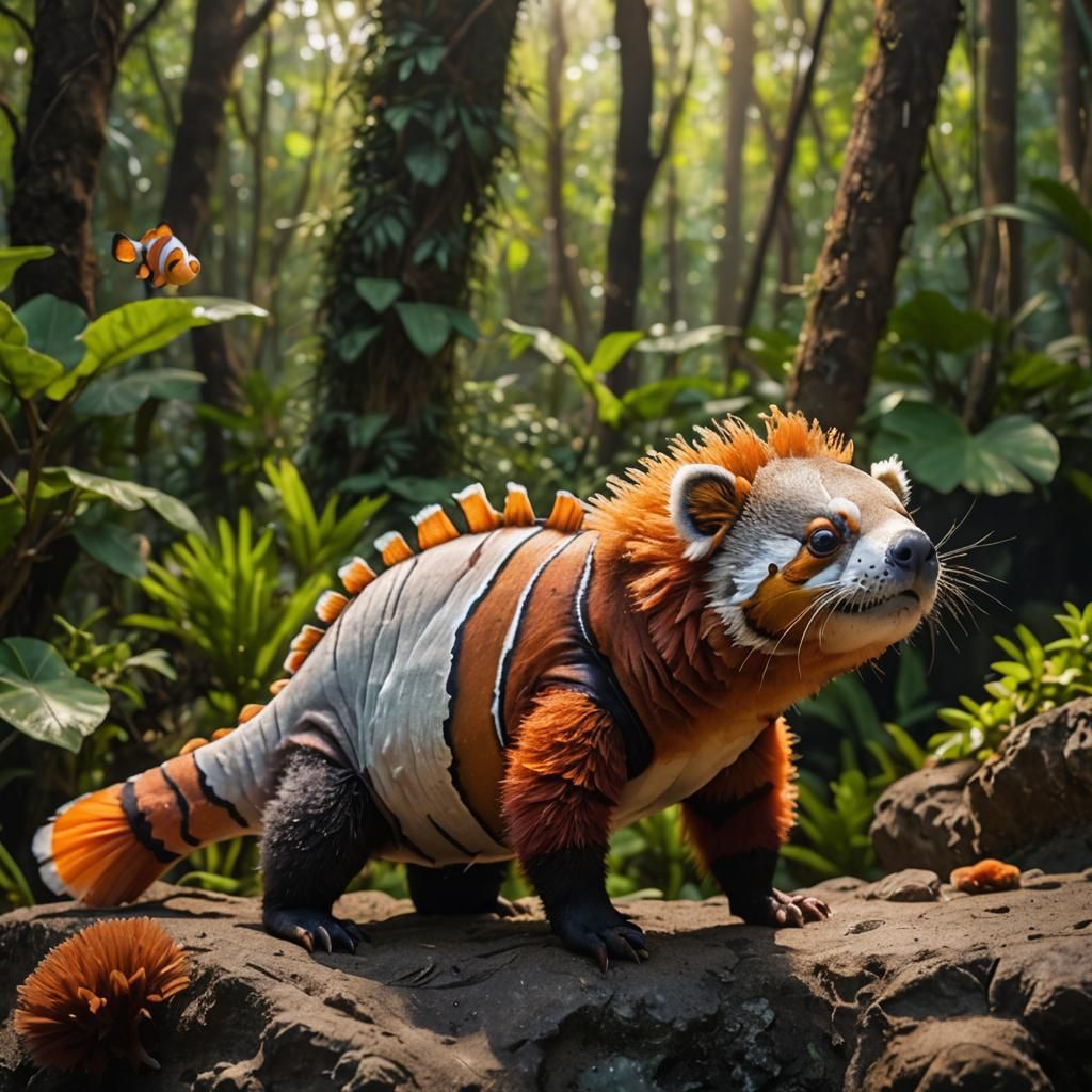 Clownfish Dimetrodon Hybrid Animal Photography