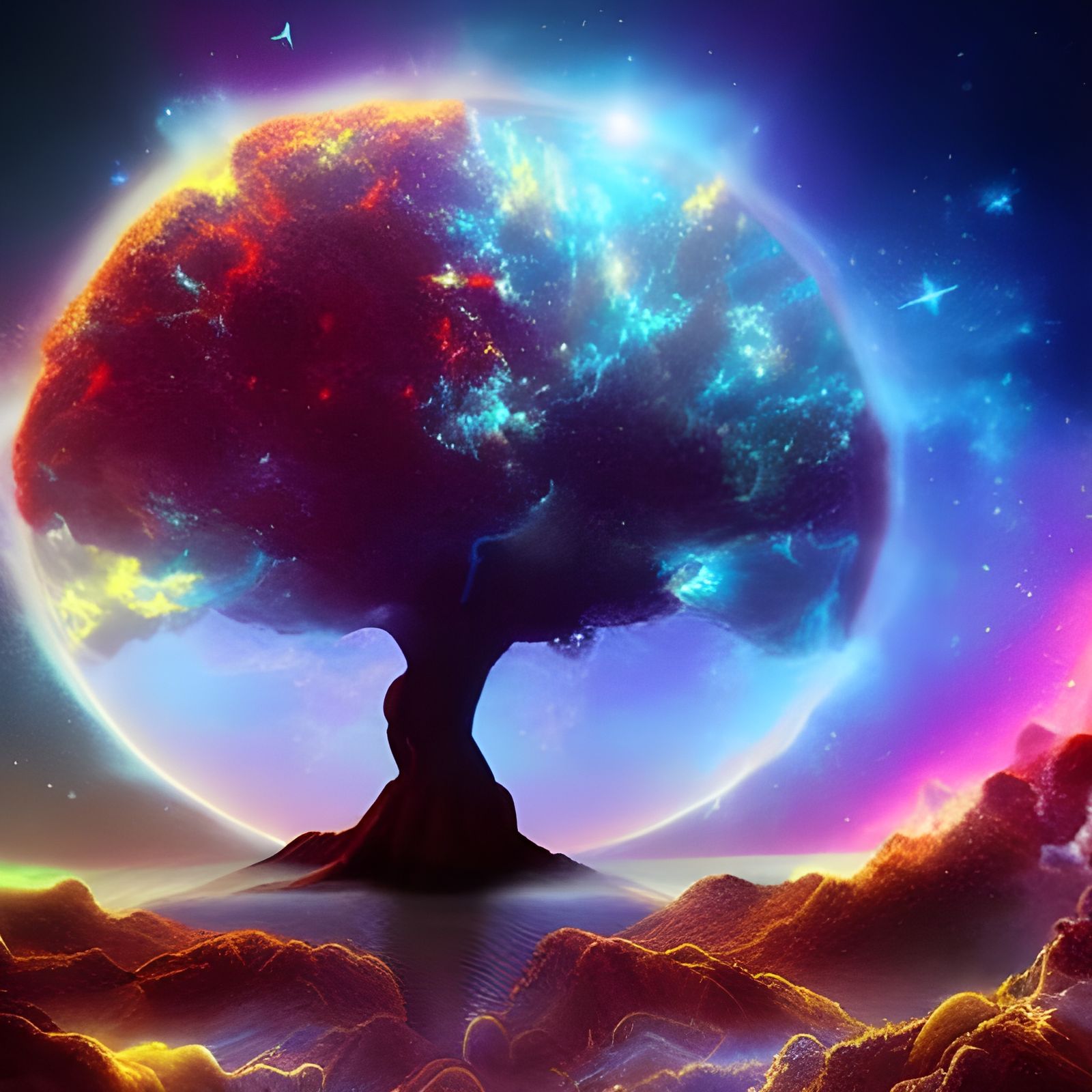 Nebula world tree
