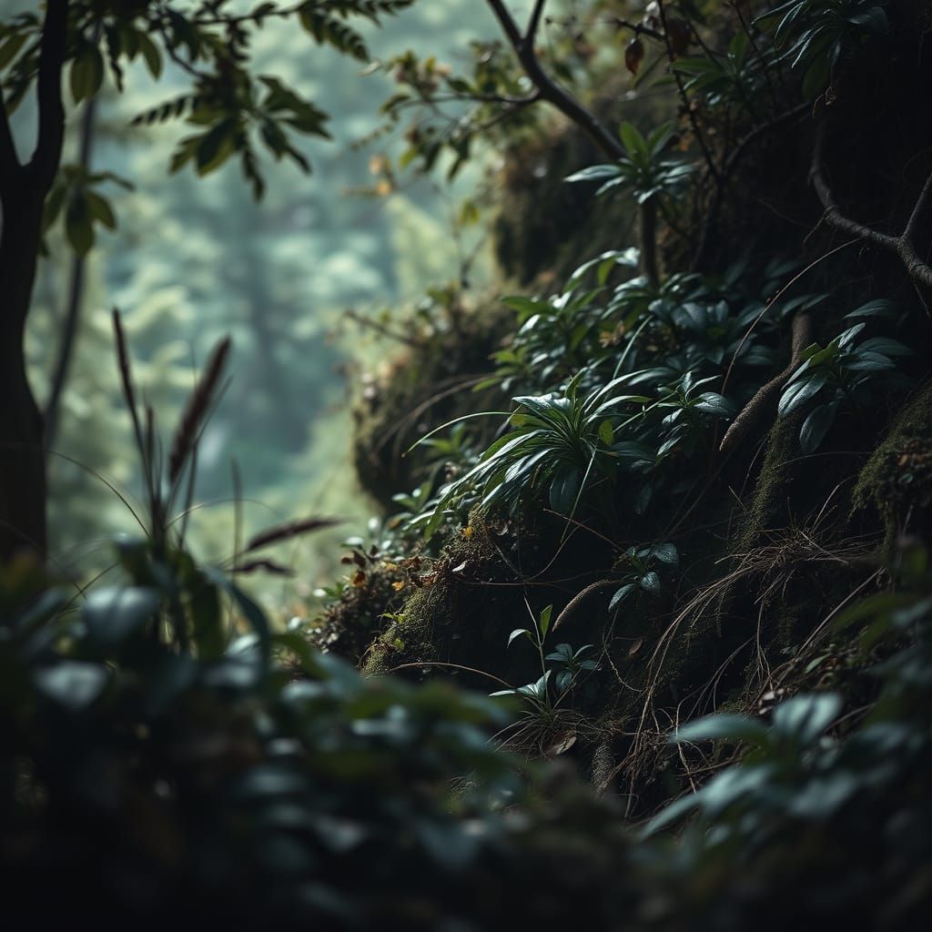 Vibrant Natural Scene in Hyperrealistic Detail