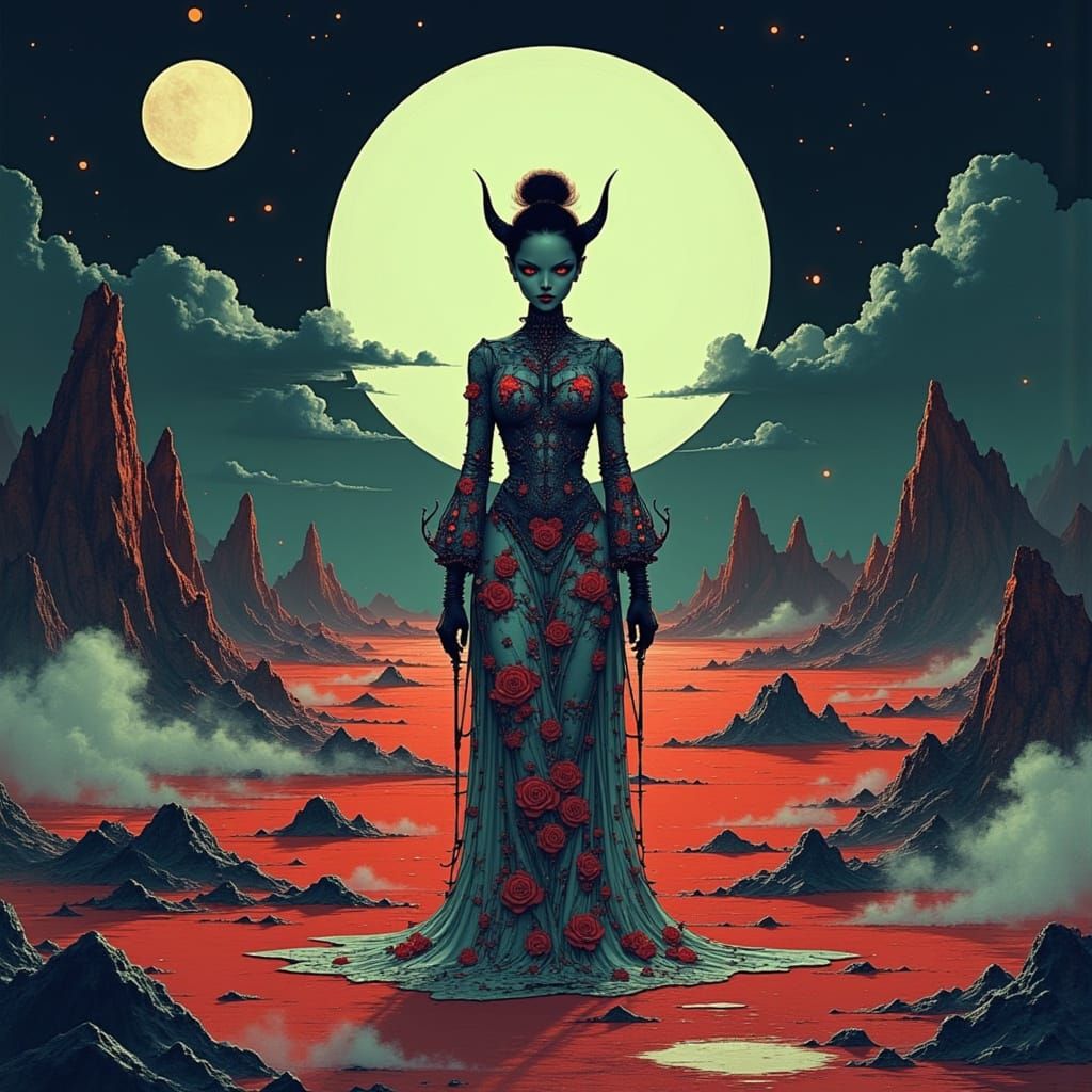 Decadent Devil in Vibrant, Classy Style