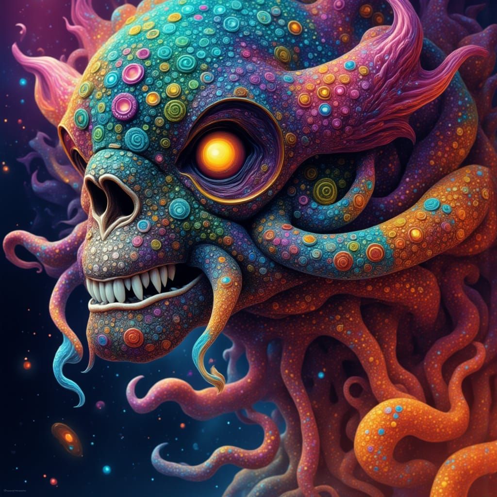 Dreamlike Psychosis: A Surreal Artistic Interpretation