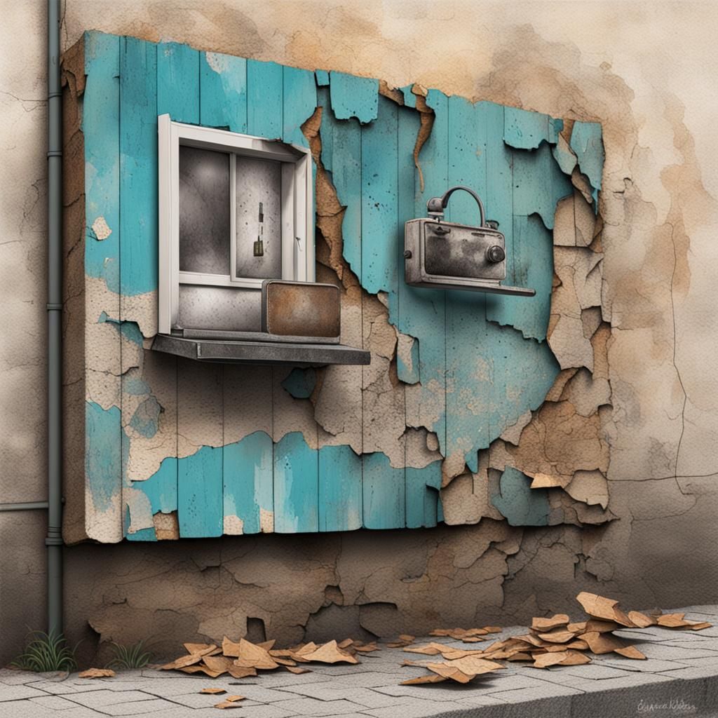 Illustrations of Imperfection: Weathered Textures and Street...