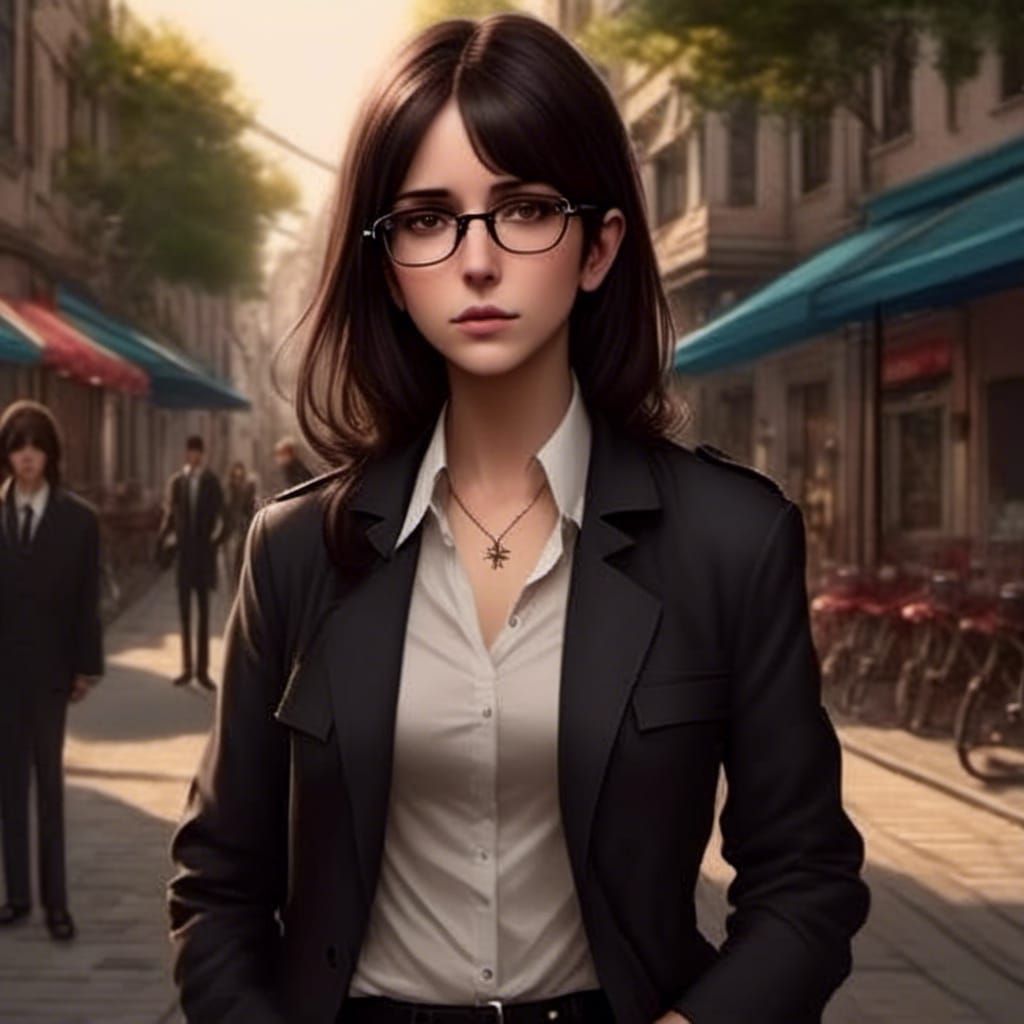 Anime Portrait in Style of Studio Ghibli and Shinkai