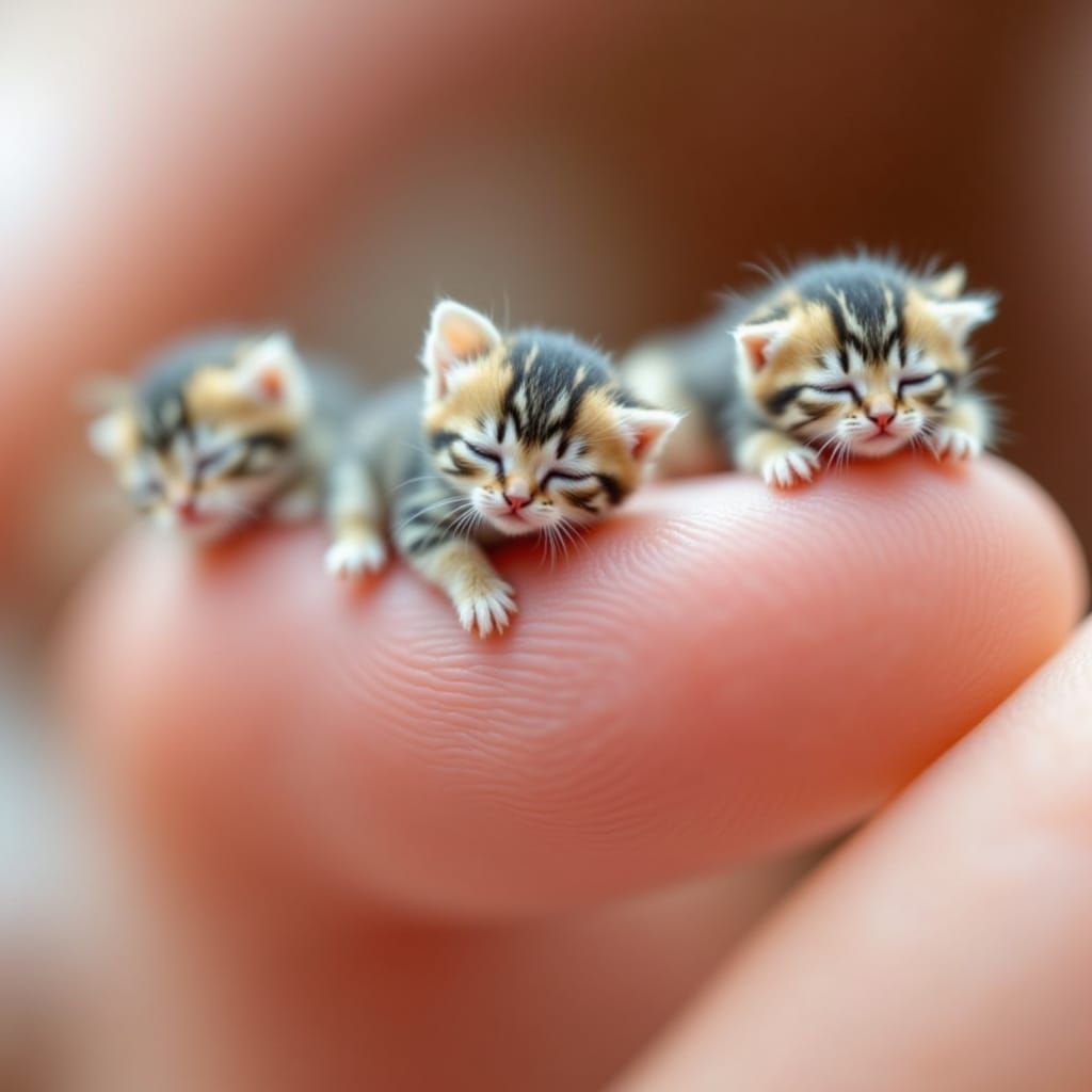 Finger Kitties: Miniature Feline Wonders