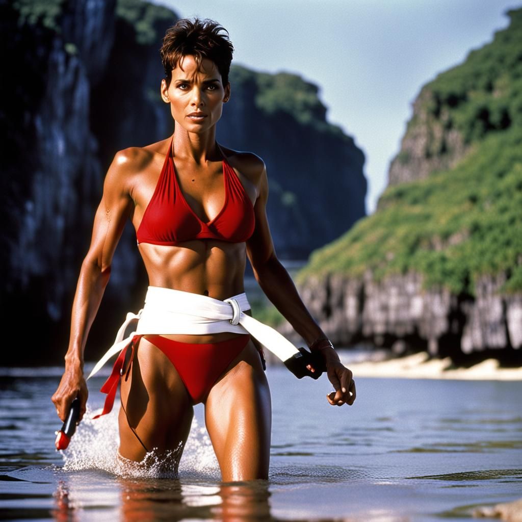 Jacintha Johnson Emerges from Water in Cinematic Portrait