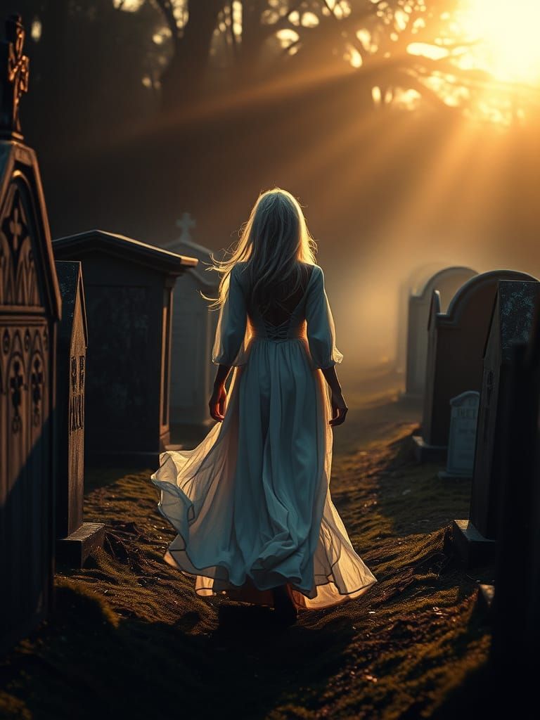 Spectral Elegance in a Forgotten Cemetery