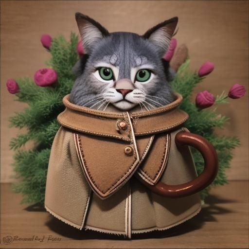 Whimsical Scene of Geese, Girls, and Snowflakes