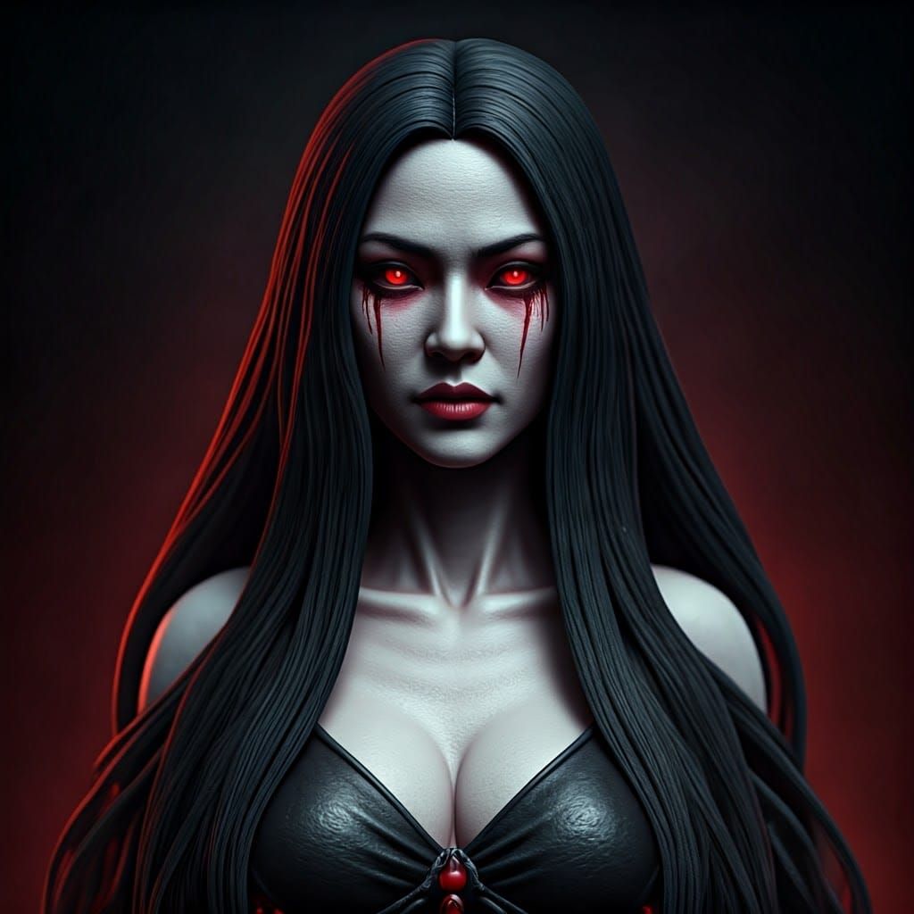 Articulated Action Figure of Pale Asian Woman