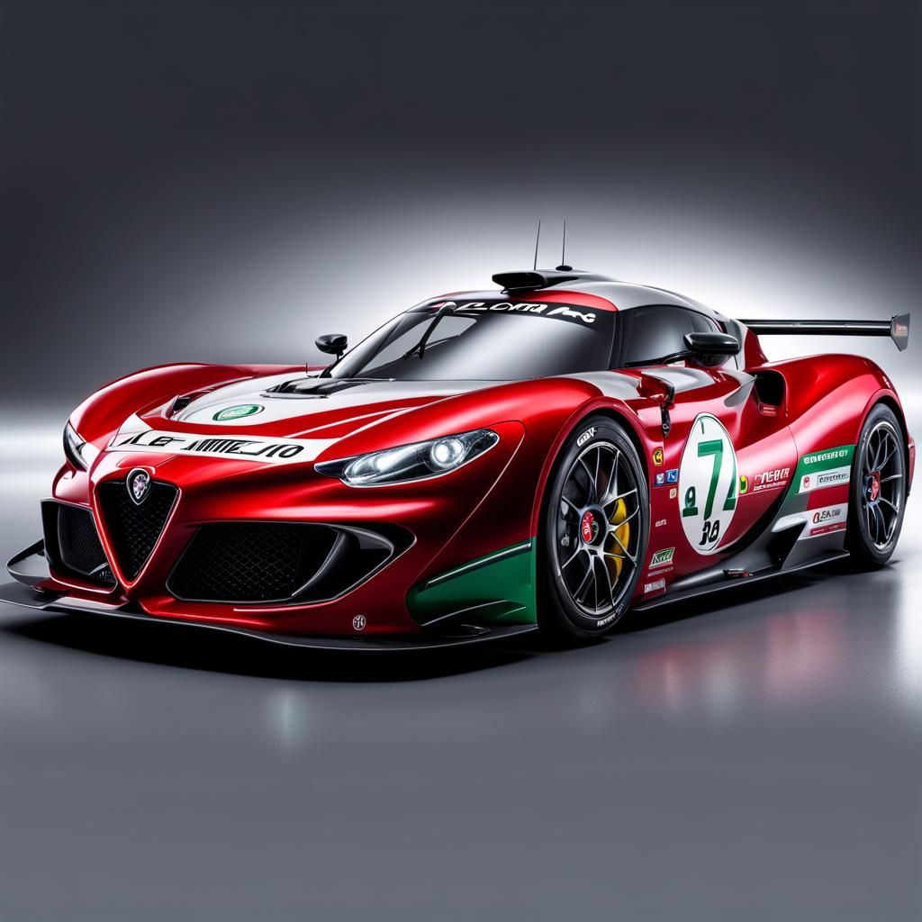 Alfa Romeo Hypercar at Le Mans in Detailed 8K