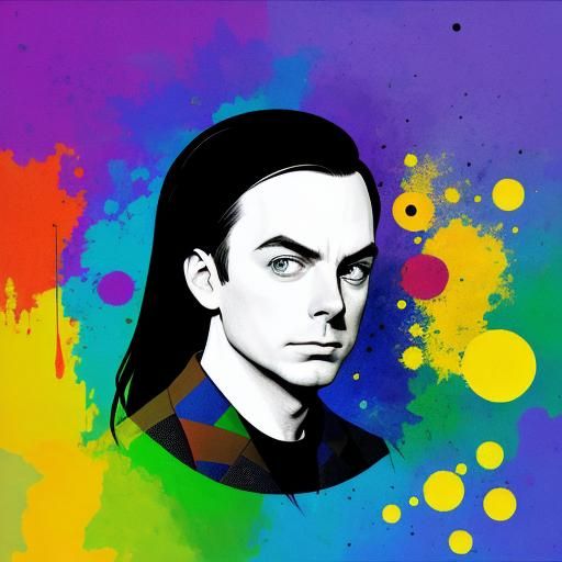 Abstract Portrait of Dr. Sheldon Cooper