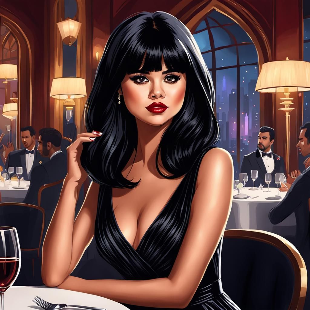 Selena Gomez in a Bangin' Dress