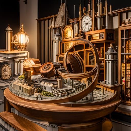 Confusing clockwork contraption