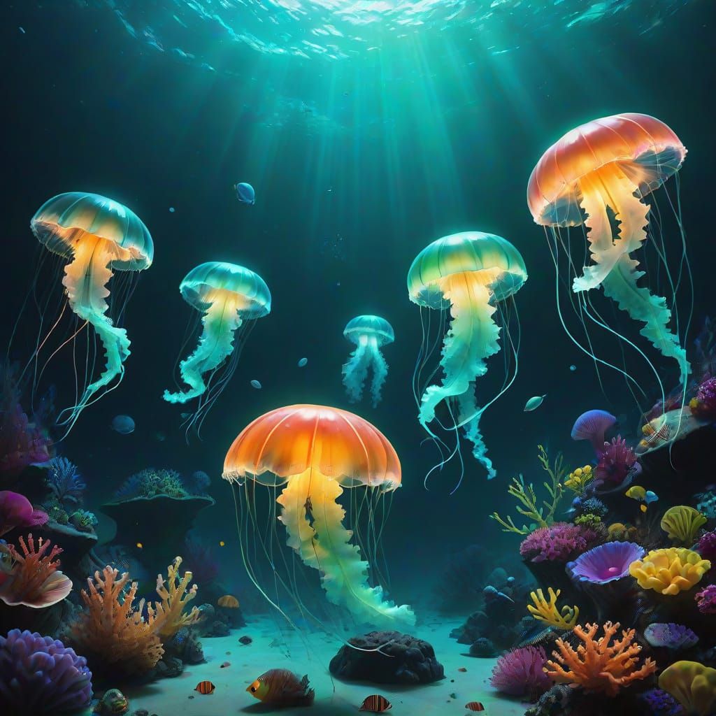 jellyfish: Pacific sea nettle (Chrysaora fuscescens)