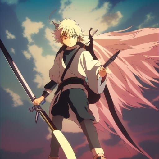 Anime Key Visual Inspired by Studio Ghibli