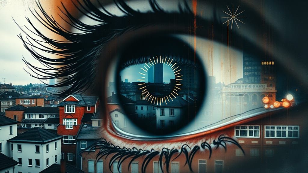 Ethereal Cityscape Transcends Emotional Turmoil in Gouache M...