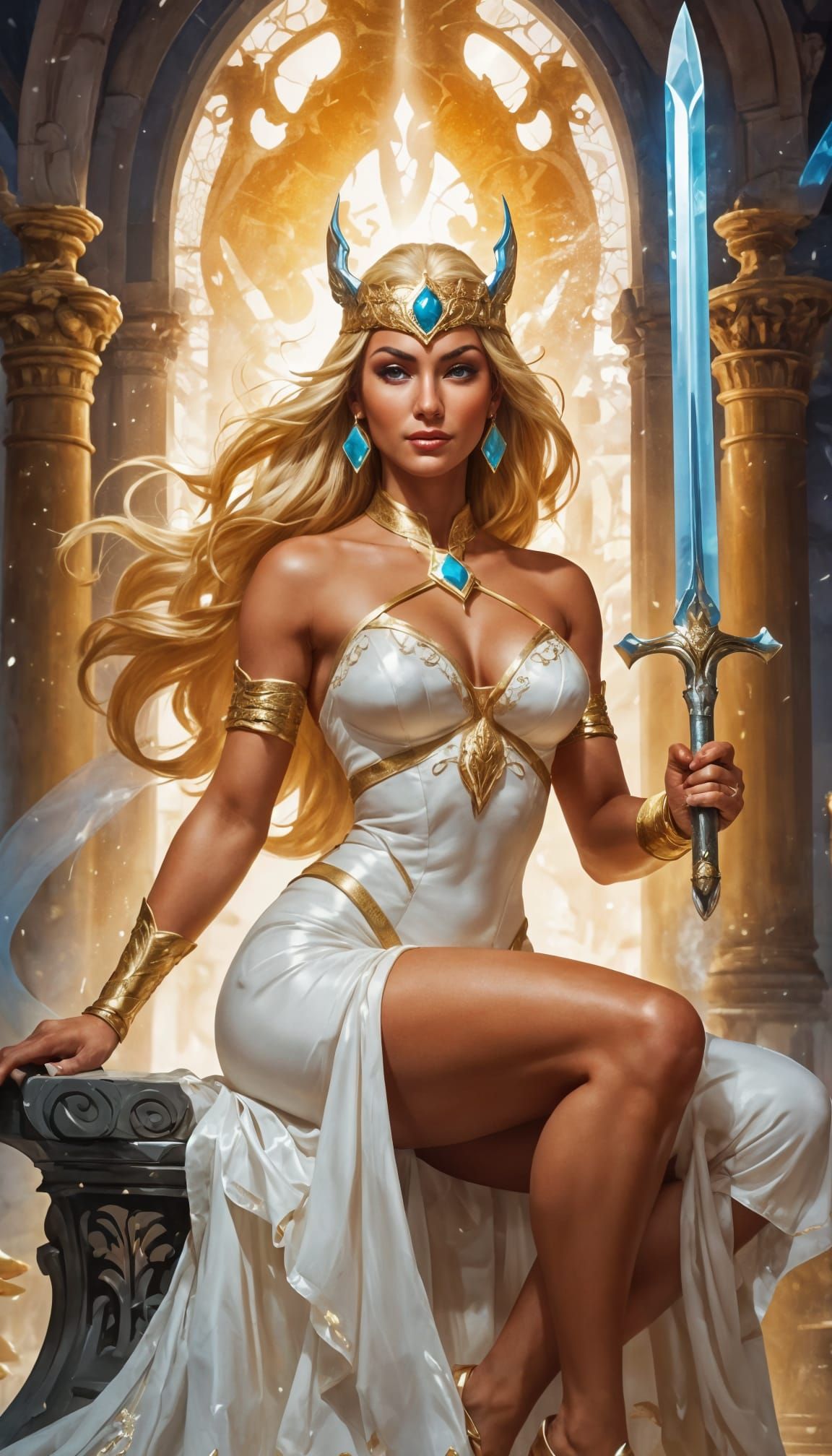 She-Ra at a Majestic Golden Palace