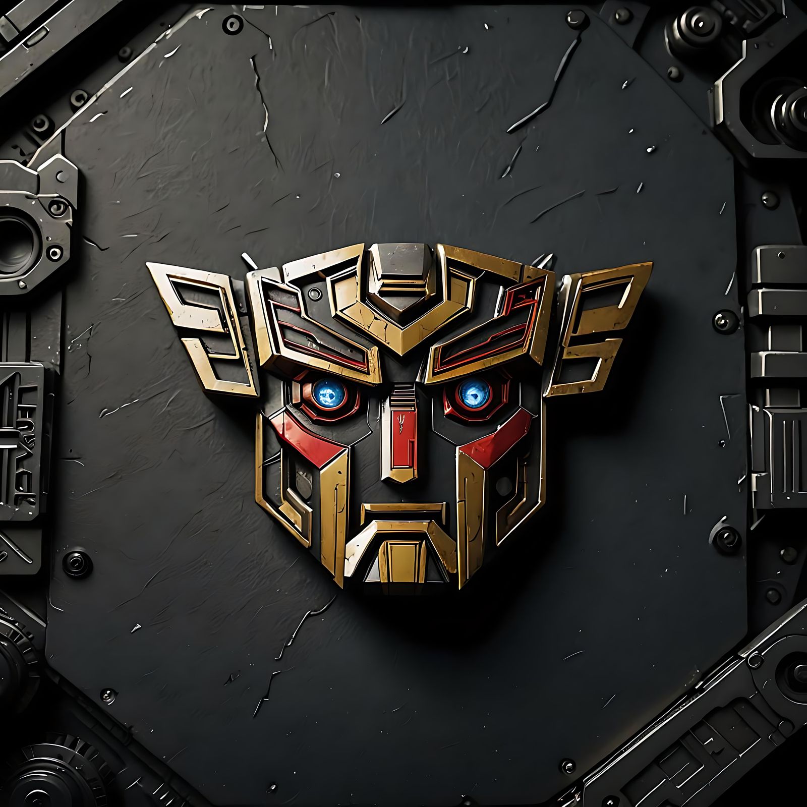 Gold Plated Autobot Army Logo | Transformers Logo