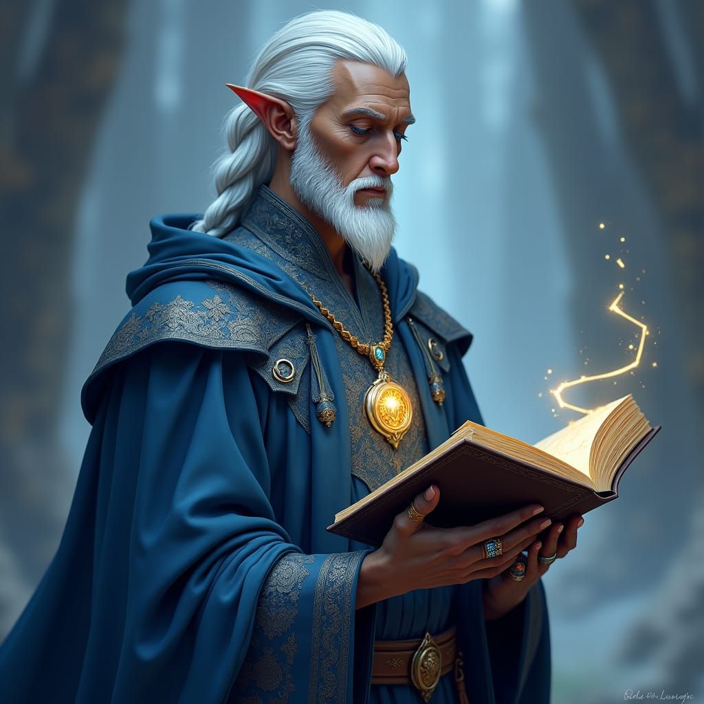 Aasimar Wizard with Celestial Powers