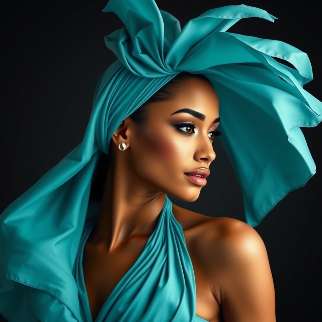 Draped in elegance